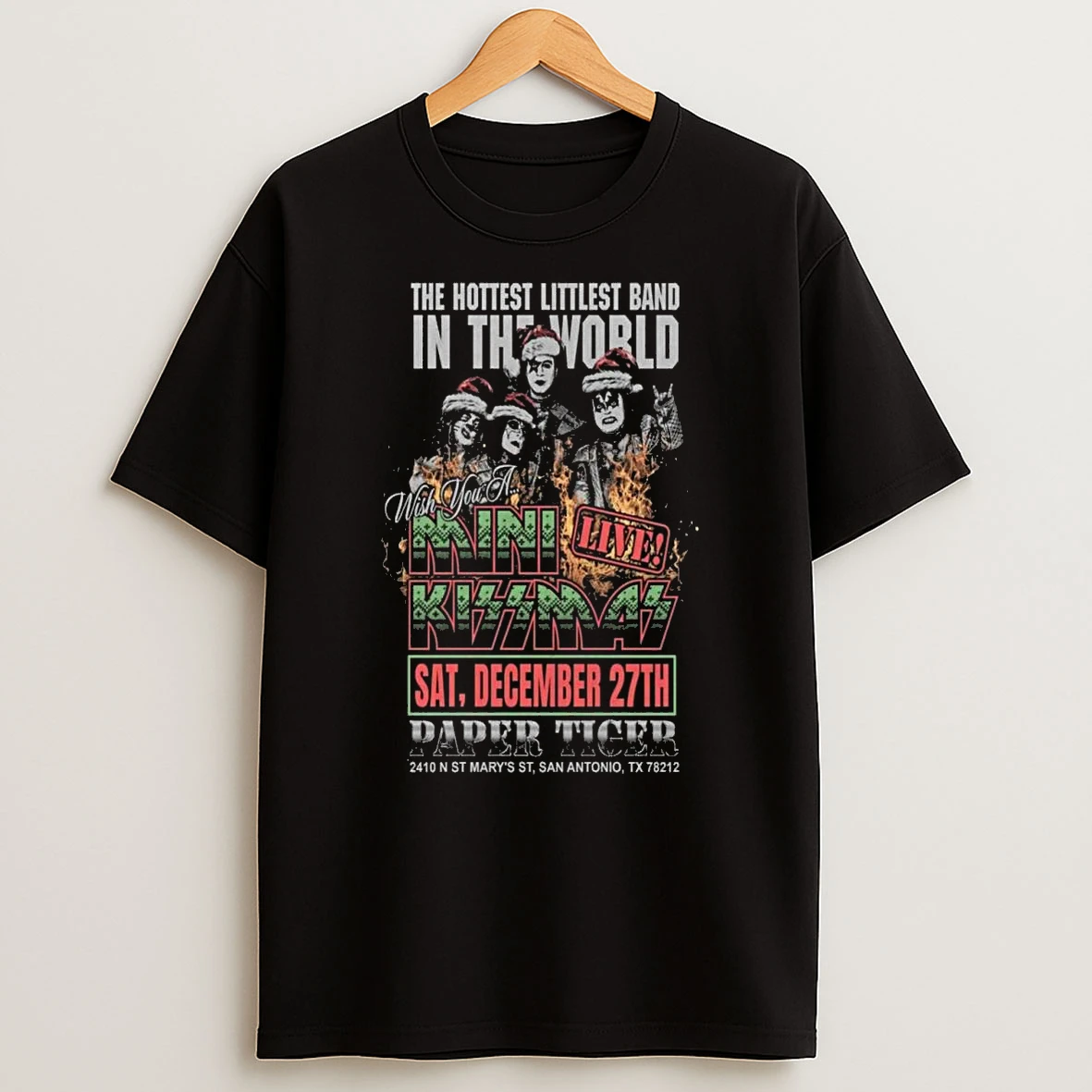 Minikiss San Antonio Texas 2025 Dec 27 Shirts