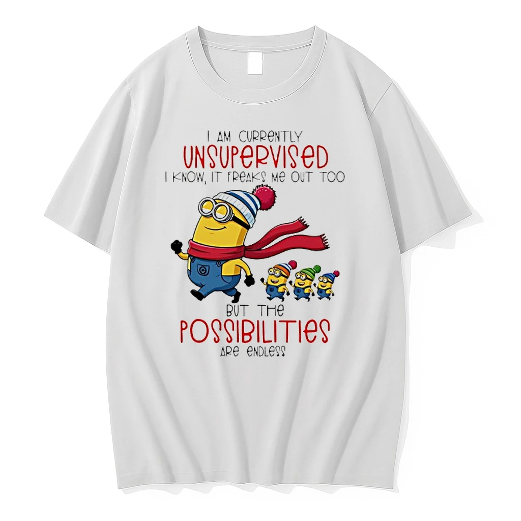 Minion I Am Currently Unsupervised I Know It Freaks Me Out Too But The Possibilities Are Endless Shirts