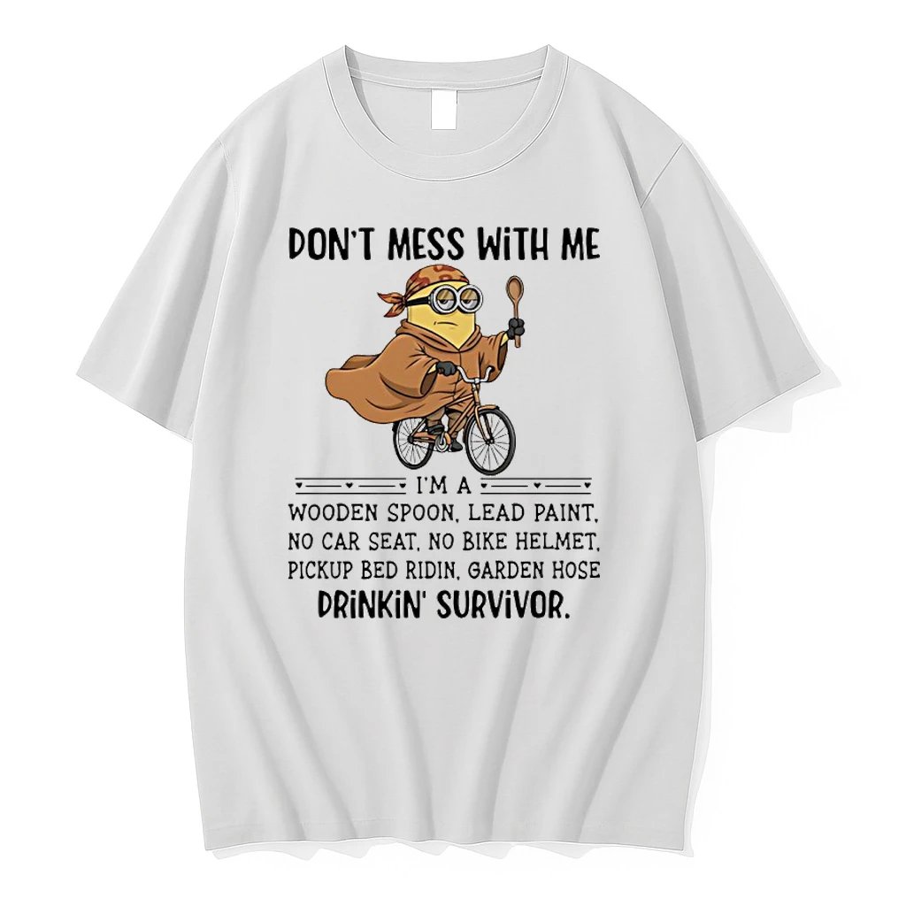 Minion Dont Mess With Me Im A Wooden Spoon Lead Paint No Car Seat Shirts
