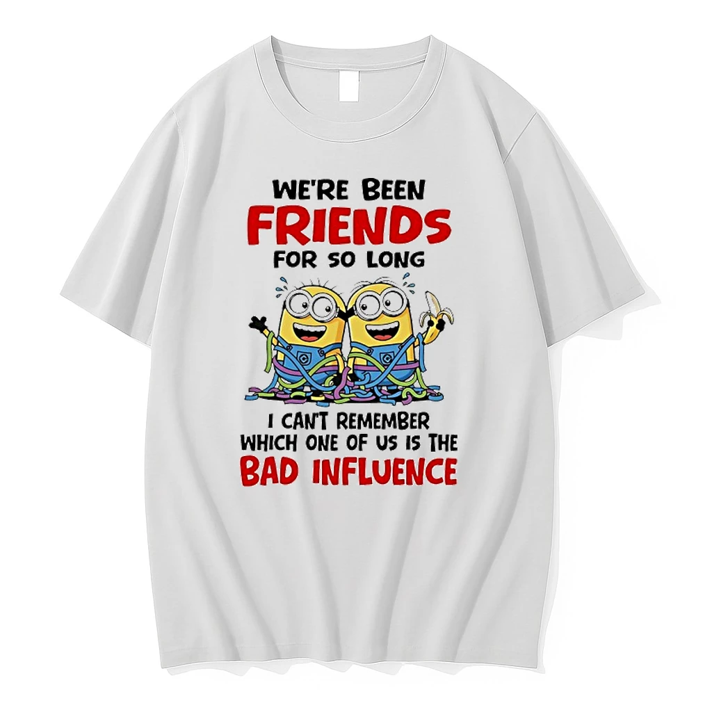 Minions Were Been Friends For So Long I Cant Remember Which One Of Us Is The Bad Influence Shirts