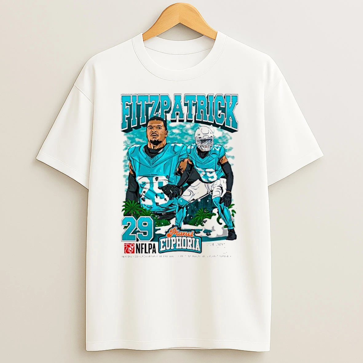 Minkah Fitzpatrick Miami Dolphins Nflpa Player Shirts