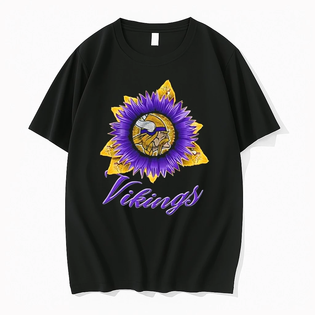 Minnesota Vikings Football X Sunflower Graphic Shirts