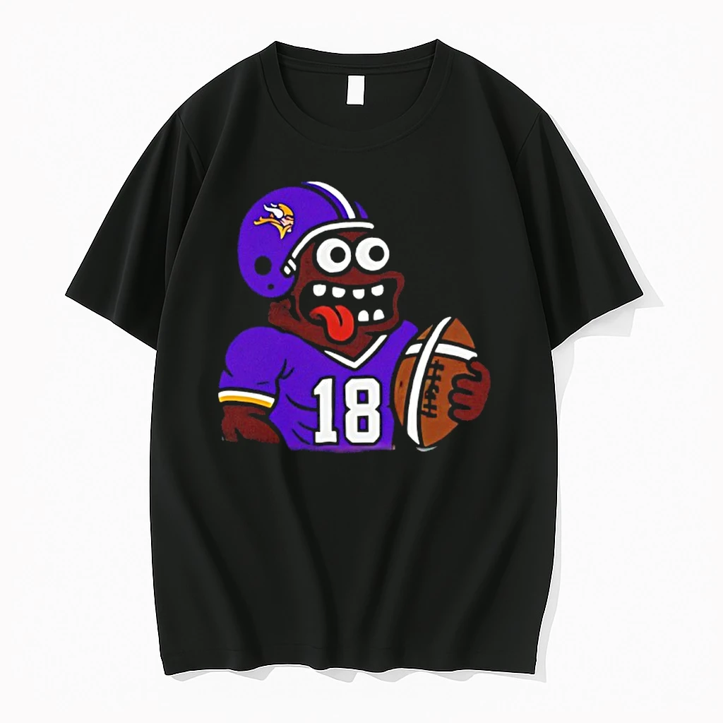 Minnesota Vikings Justin Jefferson Monster Toast Cartoon Shirts