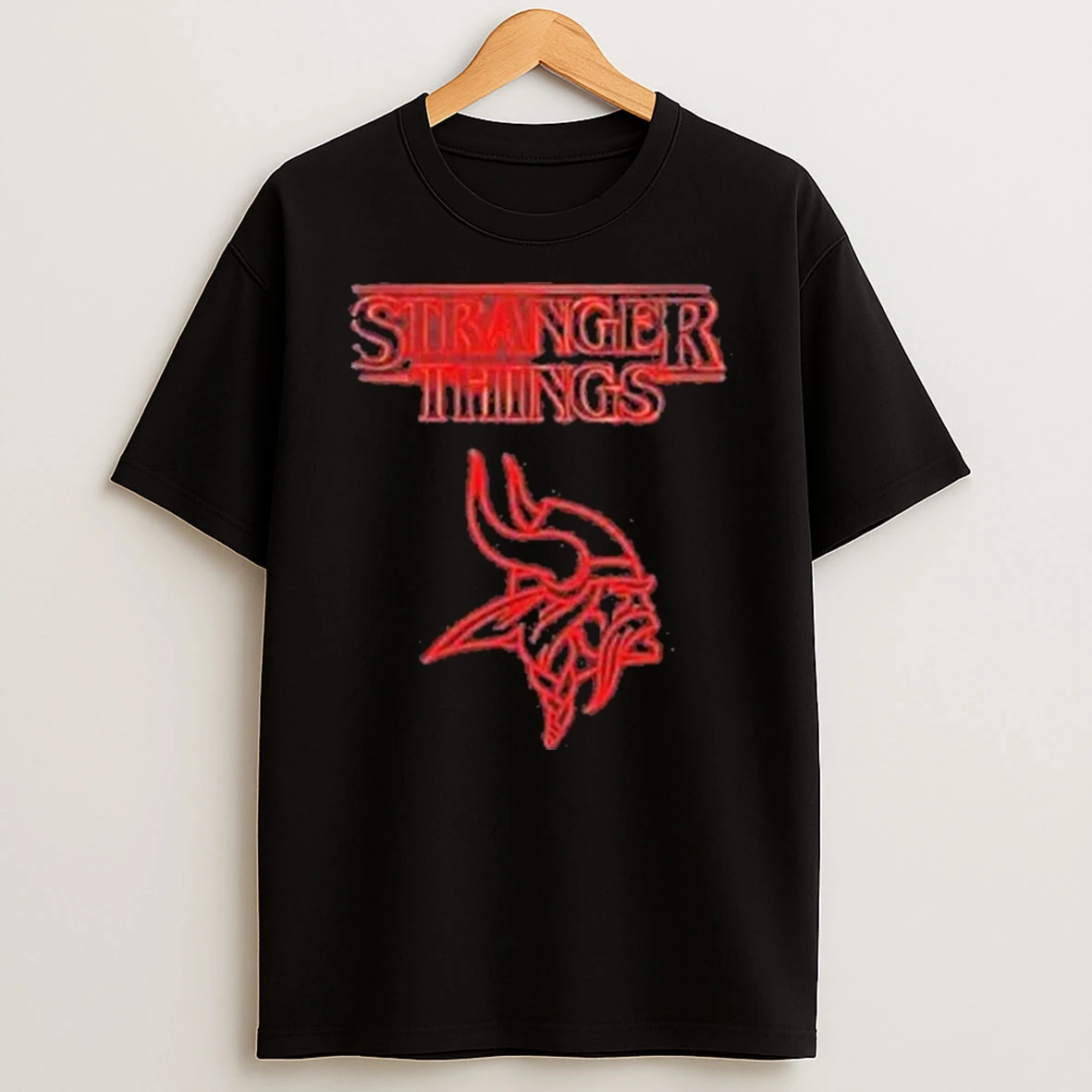 Minnesota Vikings Nfl Stranger Things Logo Shirts