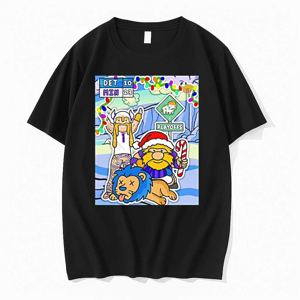 Minnesota Vikings The Detroit Lions From The 2025 Nfl Playoffs Shirts