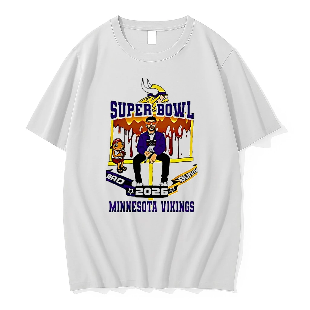 Minnesota Vikings X Bad Bunny Super Bowl 2026 Shirts