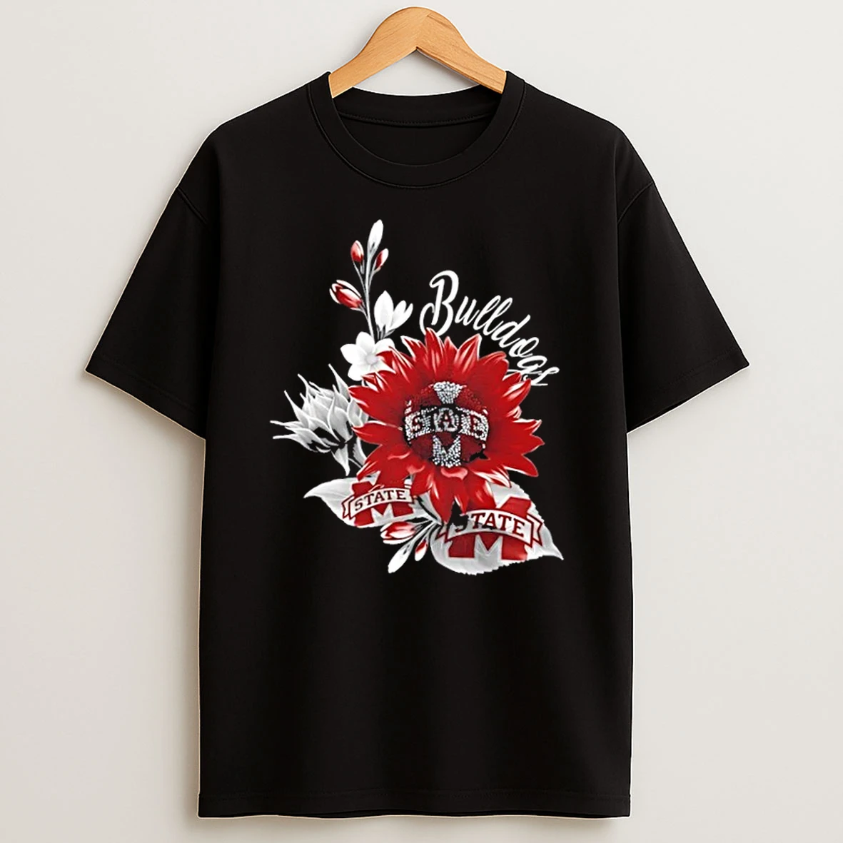 Mississippi State Bulldogs Football X Sunflower Floral Shirts