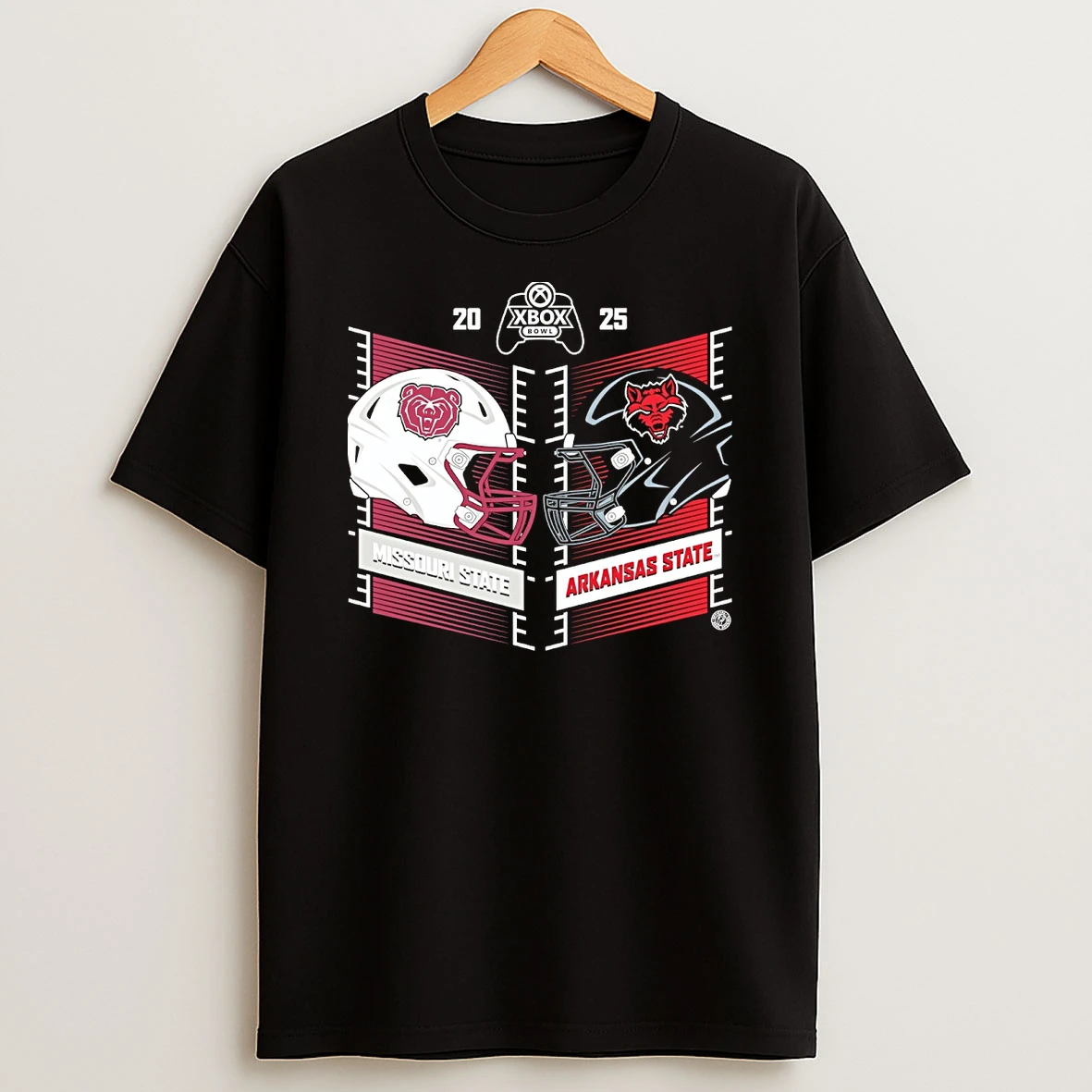 Missouri State Bears Vs Arkansas State Red Wolves December 18 2025 Xbox Bowl Helmets Shirts