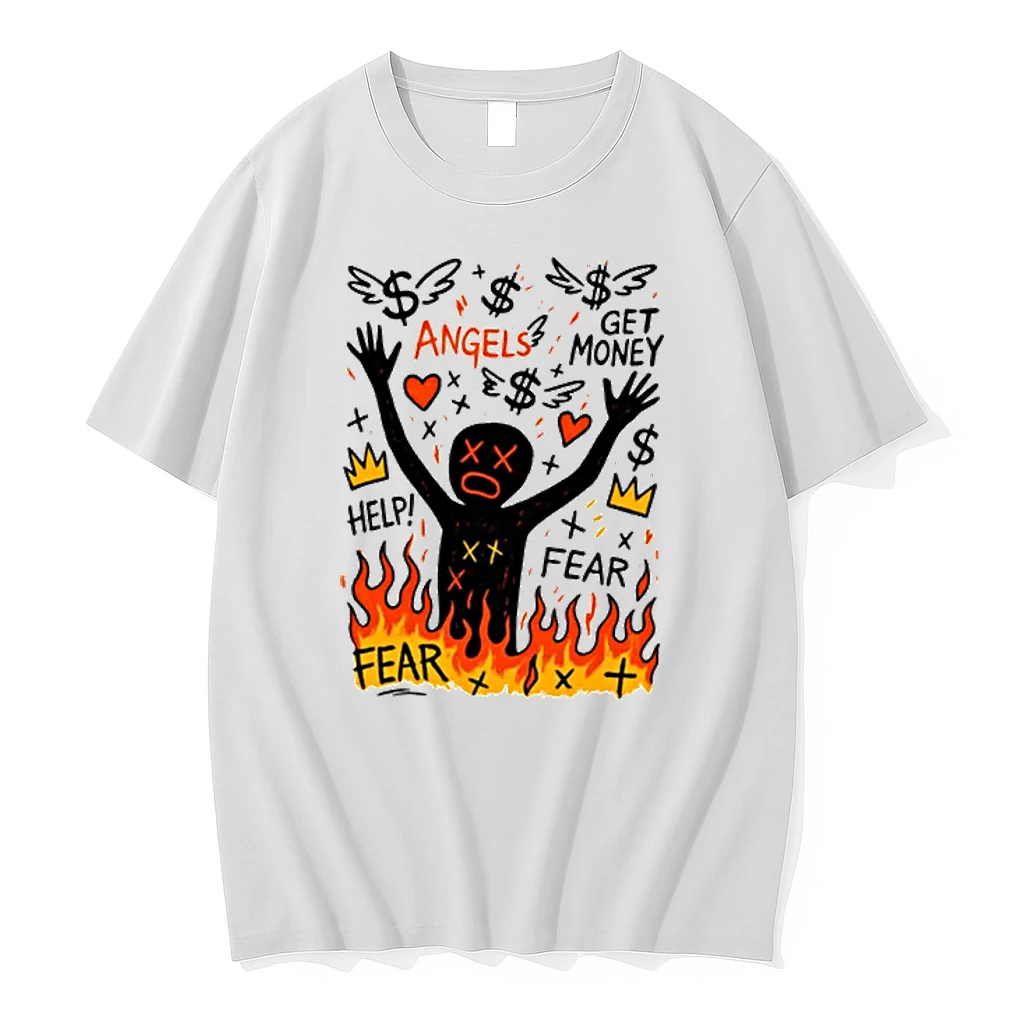 Money Or Friends Streetwear Graphic Shirts