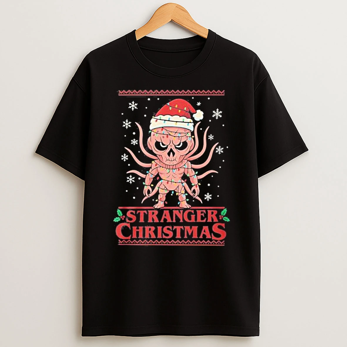 Monster From Upside Down Stranger Things Season 5 Christmas Shirts
