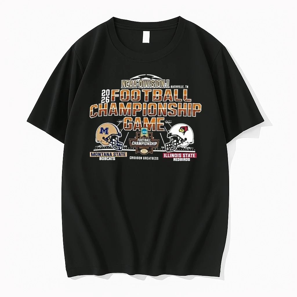 Montana State Vs Illinois State 2025 26 Ncaa Di Football Championship Game Head To Head Shirts