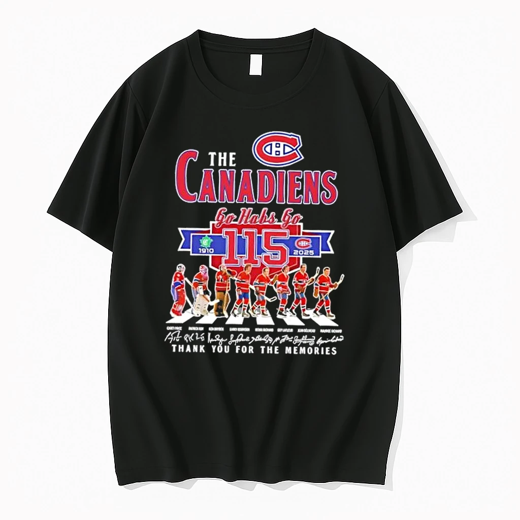 Montreal Canadiens Go Habs Go 115 Years 1910 2025 Carey Price And Legends Abbey Road Signatures Shirts