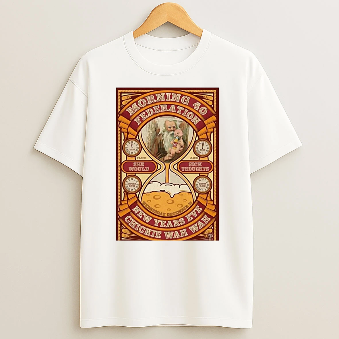 Morning 40 Federation Nye New Orleans La December 31 2025 Concert Shirts