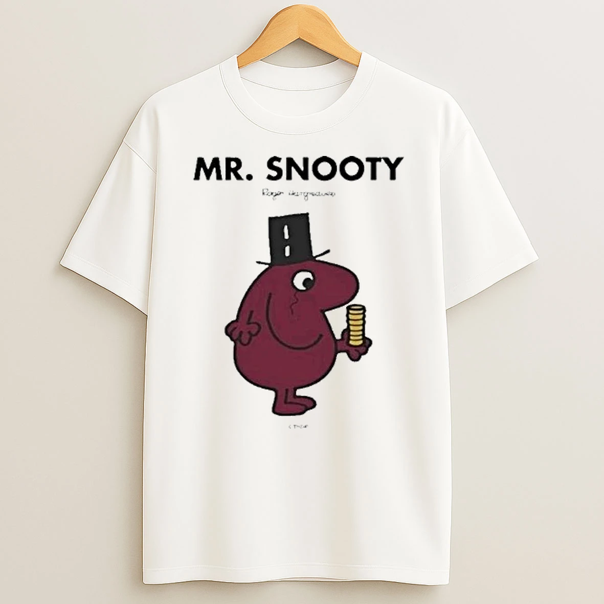 Mr Men Little Miss Mr Snooty Roger Hargreaves Shirts