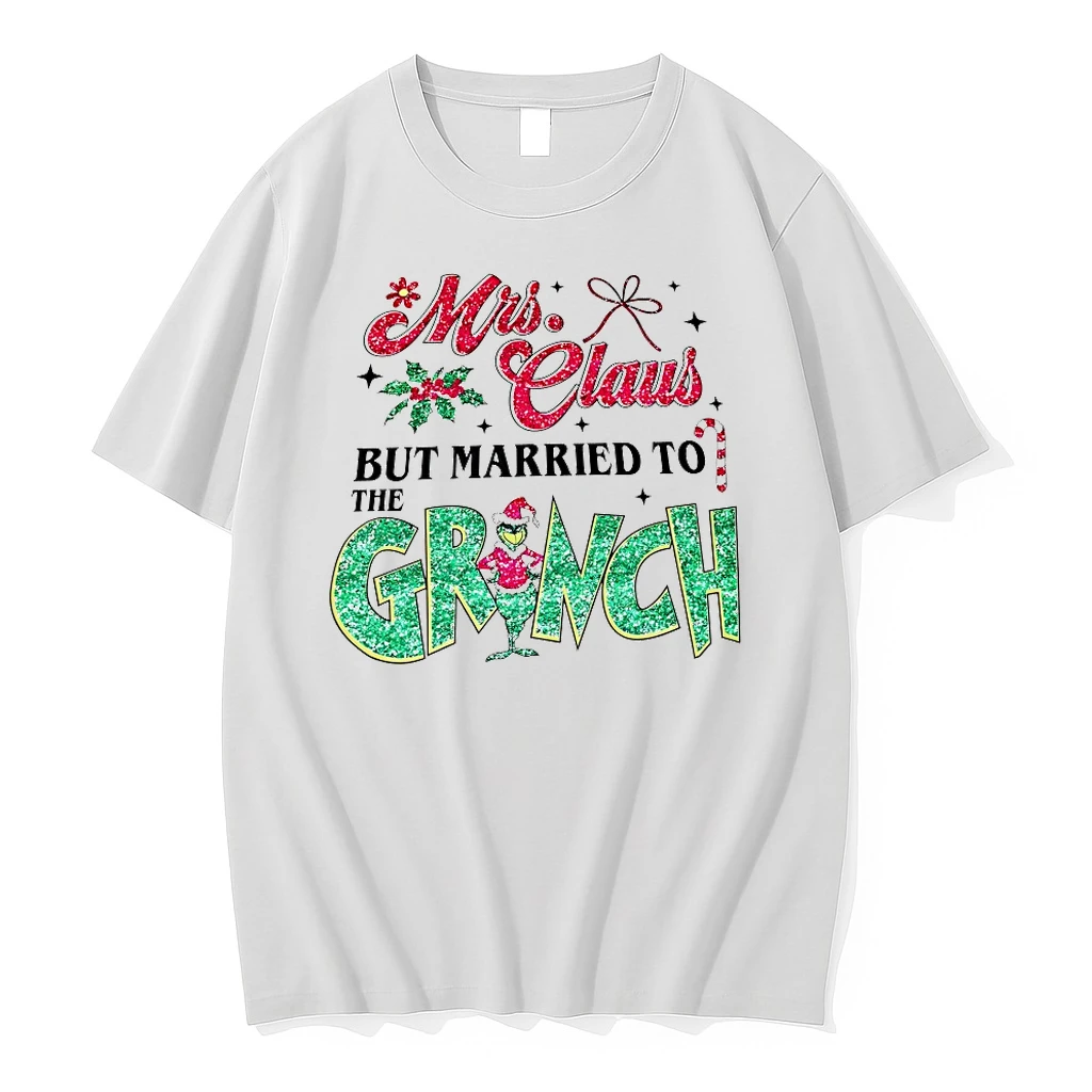 Mrs Claus But Married To The Grinch Shirts