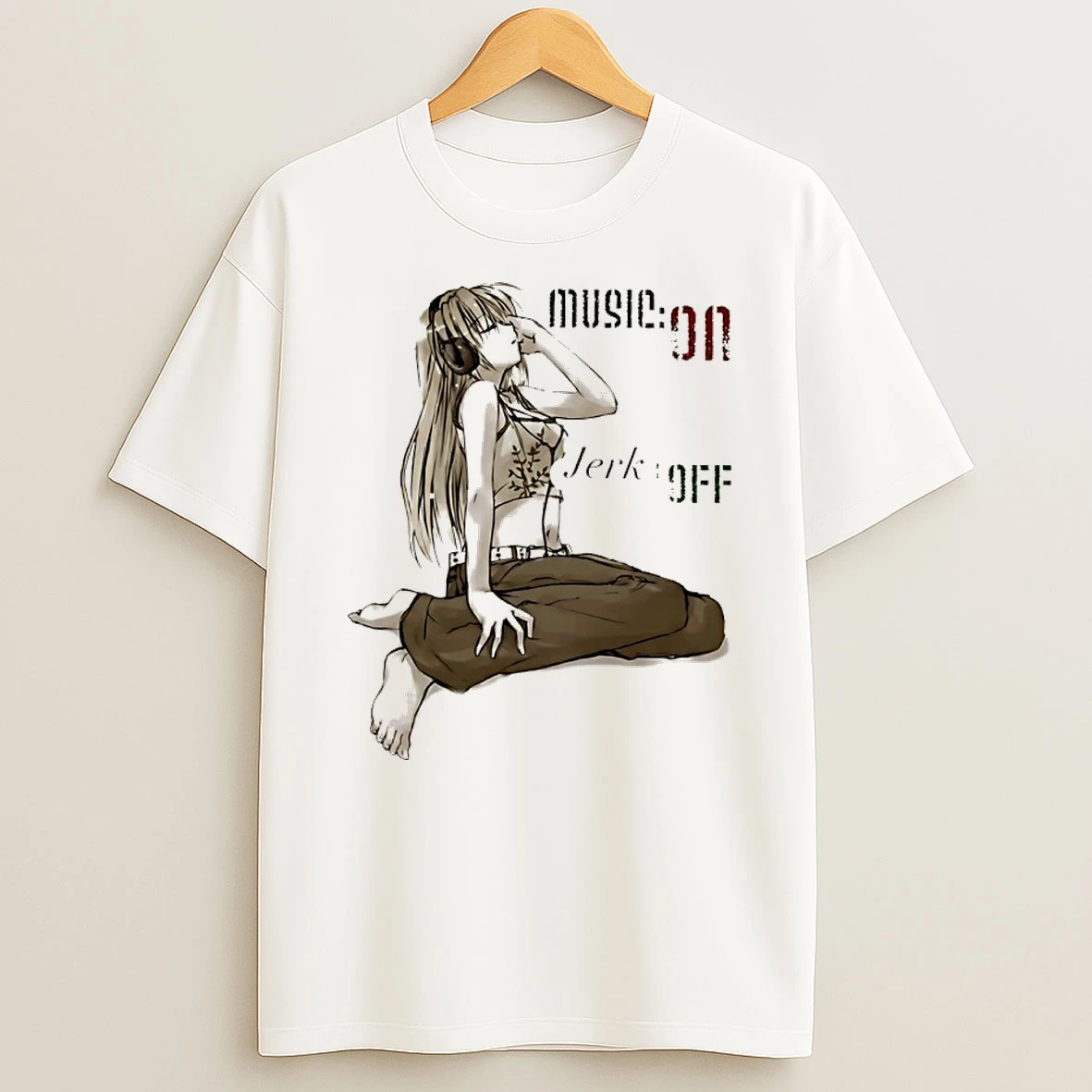 Music On Jerk Off Shirts