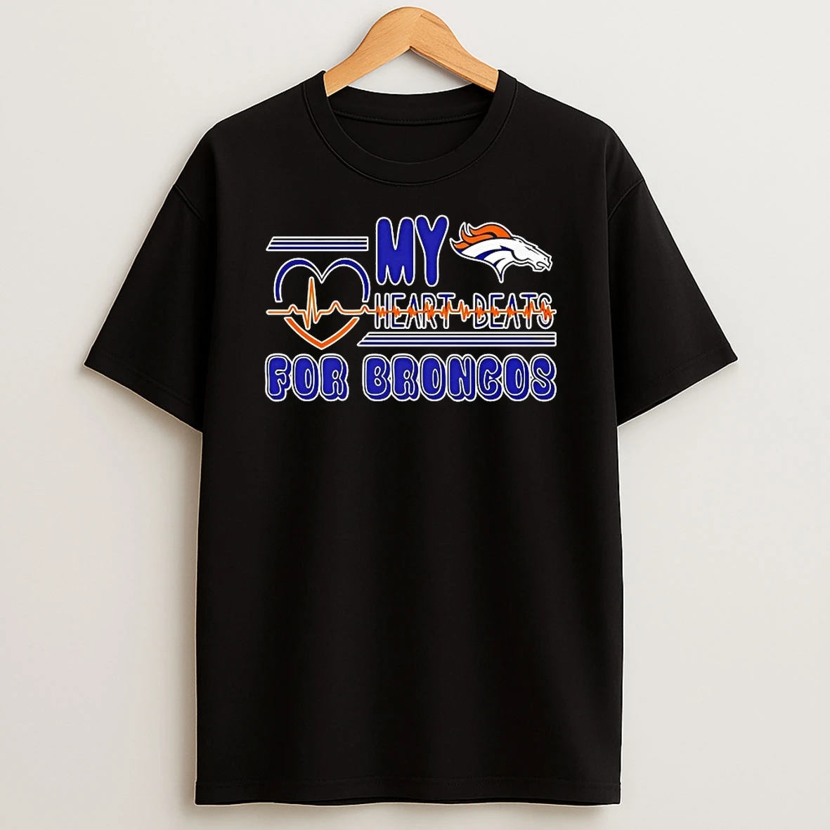 My Heart Beats For Denver Broncos Shirts