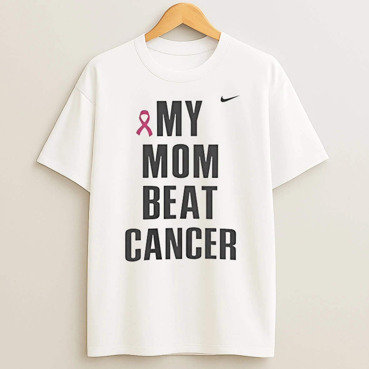 My Mom Beat Breast Cancer Shirts