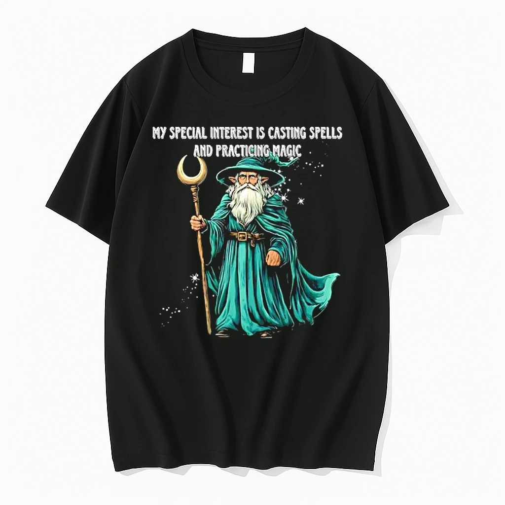My Special Interest Is Casting Spells And Practicing Magic Wizard Shirts
