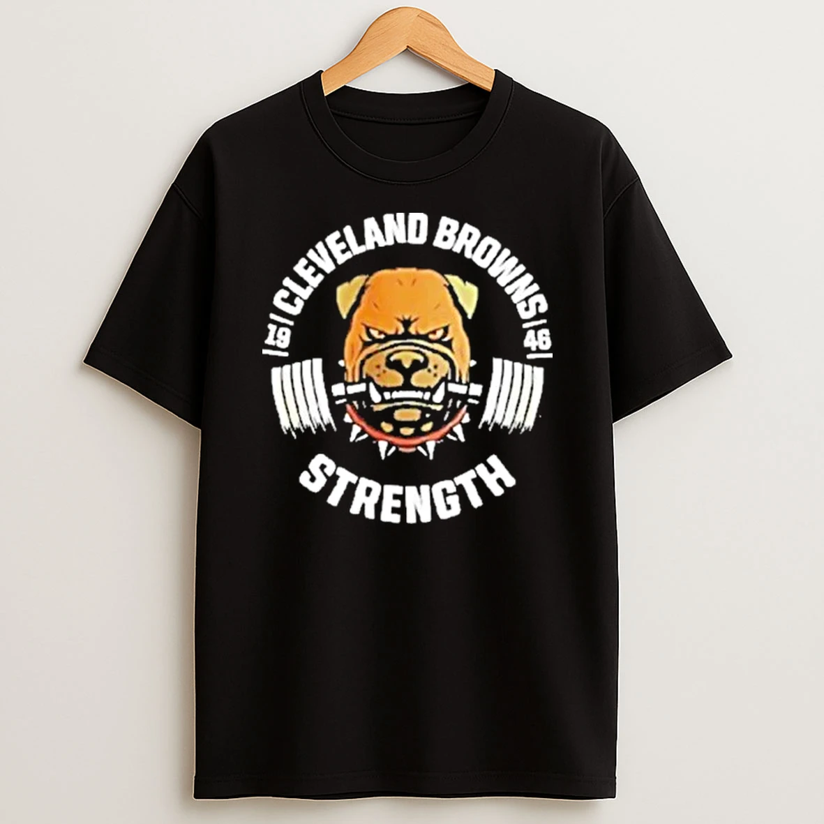 Myles Garrett Bulldog Cleveland Browns Strength Shirts