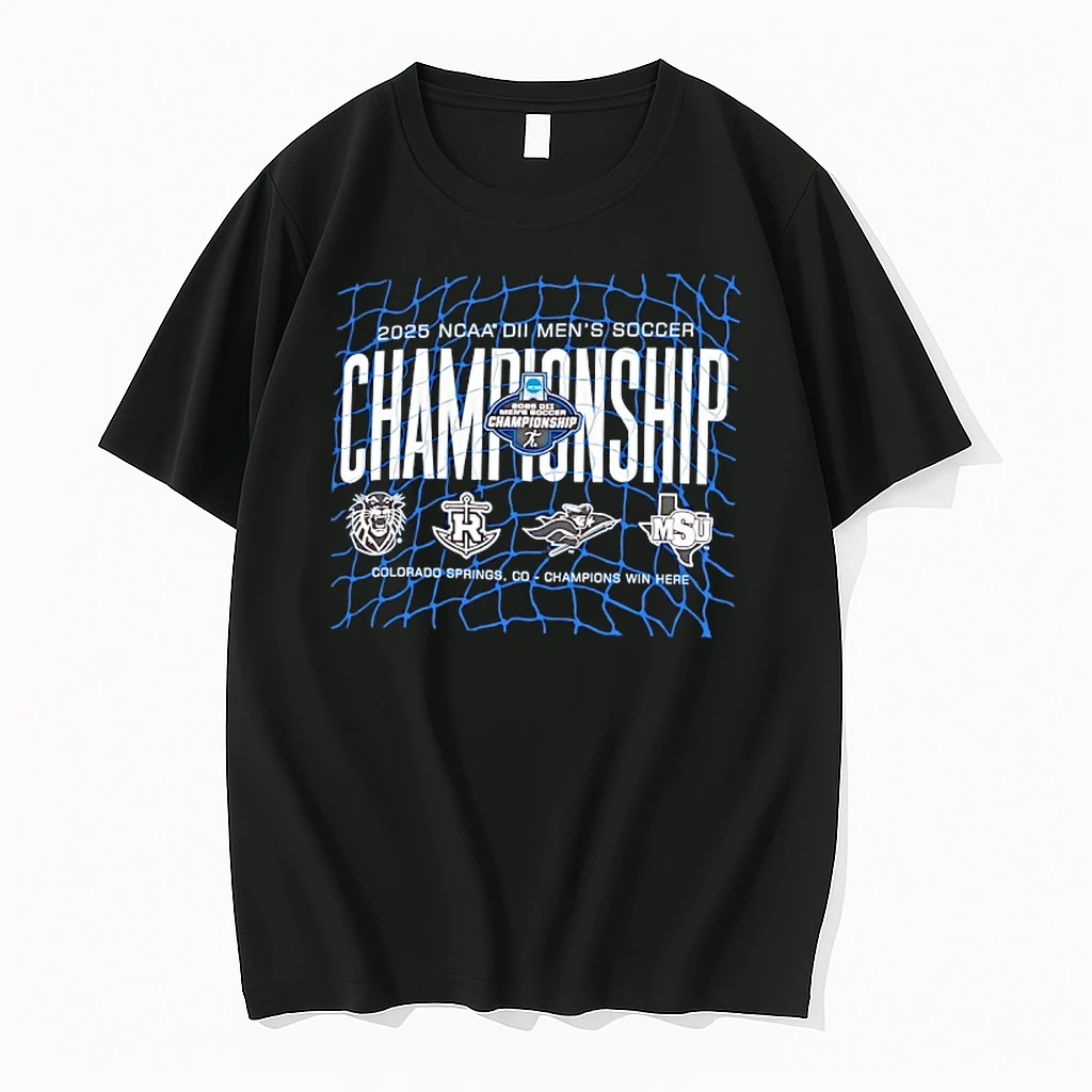 Ncaa Dii Mens Soccer Championship 2025 Champions Win Here Shirts