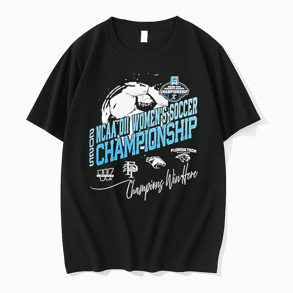 Ncaa Dii Womens Soccer Championship 2025 Washburn Ichabods Franklin Pierce Broncos Florida Tech Shirts