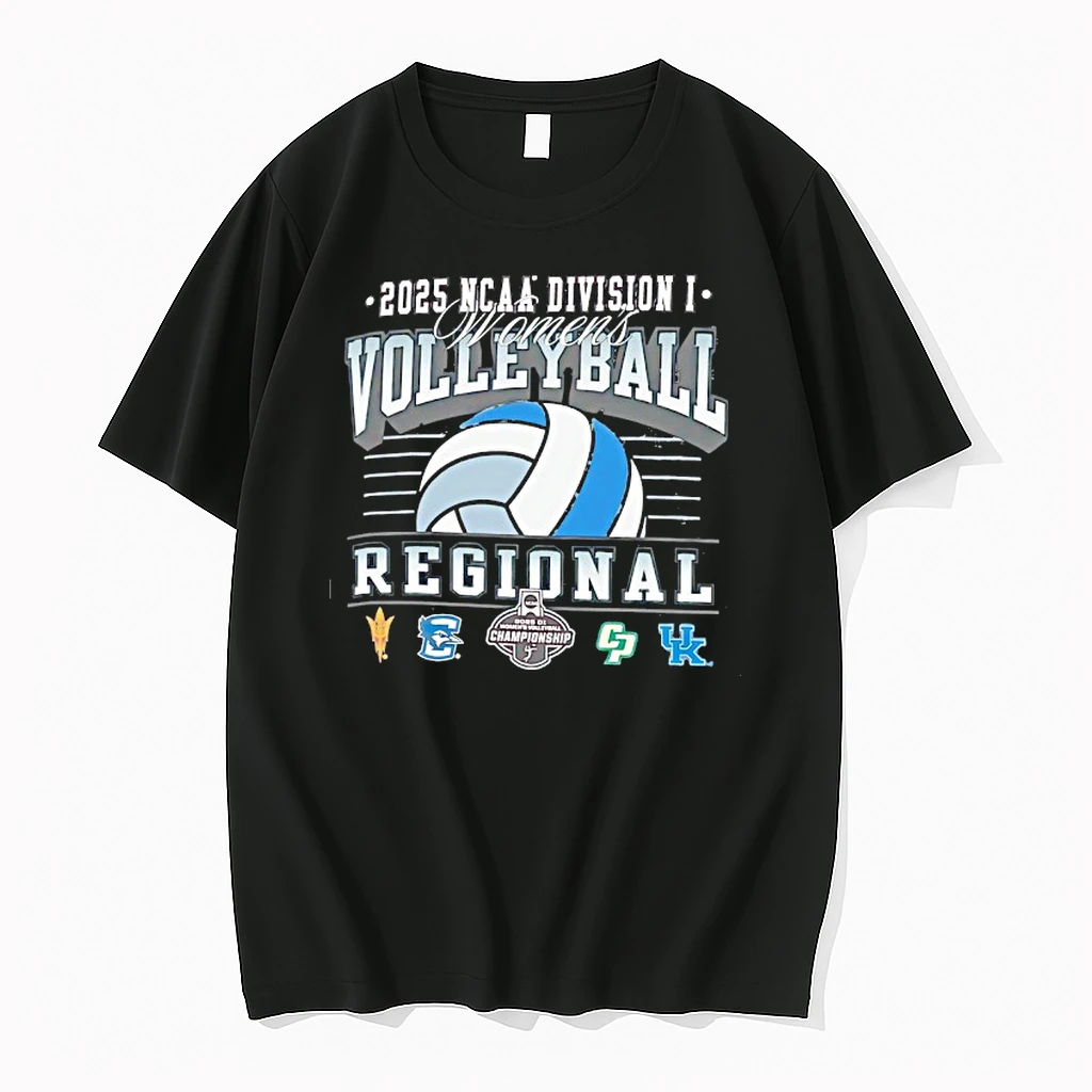 Ncaa Division I Womens Volleyball Regionals Arizona State Creighton Bluejays Cal Poly Kentucky 2025 Shirts