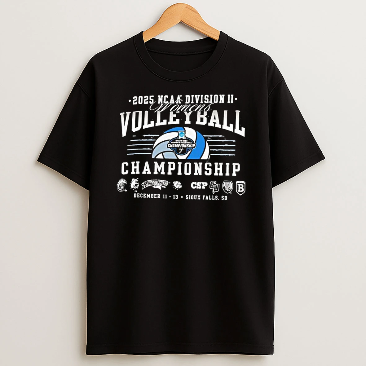 Ncaa Division Ii Womens Volleyball Championship 2025 8 Teams Logo Shirts