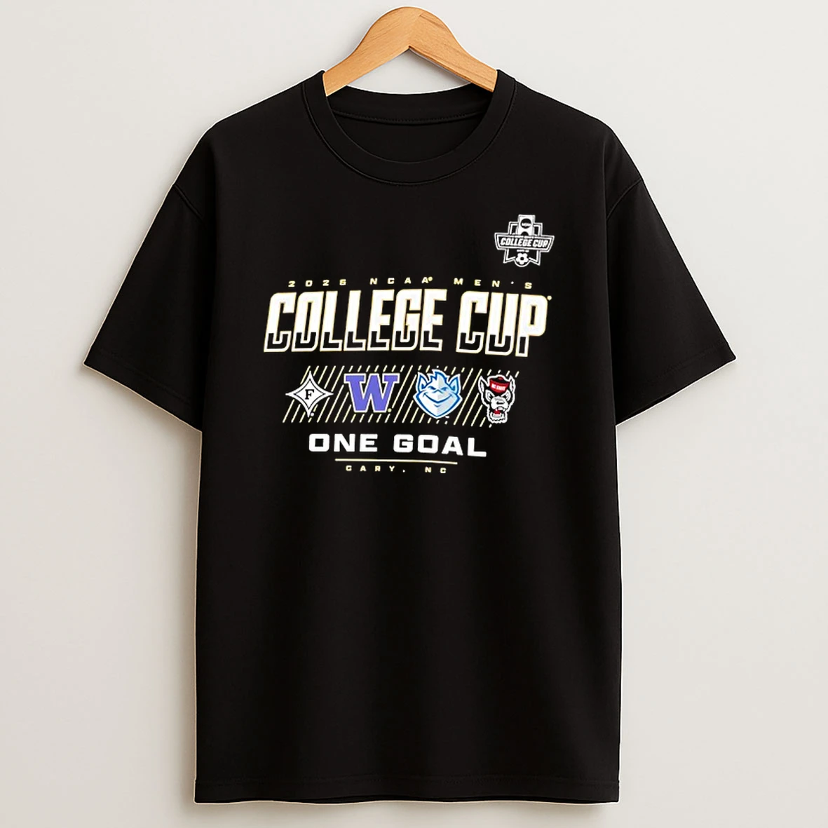 Ncaa Mens College Cup 2025 Furman Saint Louis Washington Nc State Teams Logo One Goal Shirts