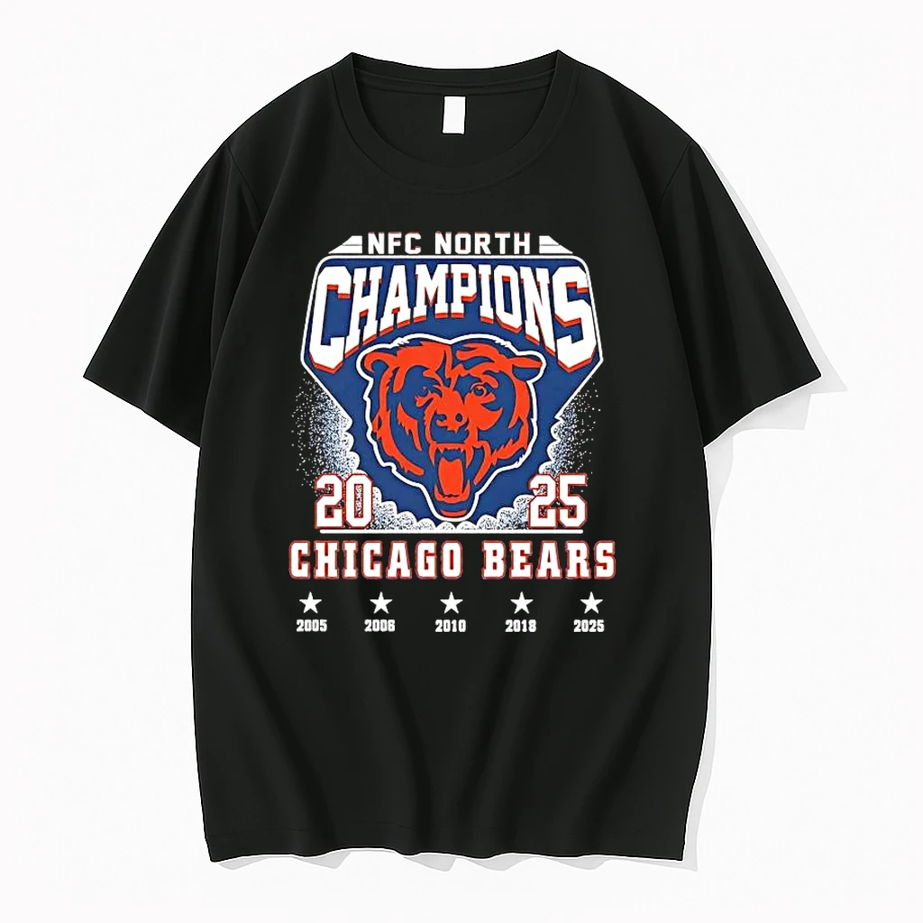 Nfc North Champions Chicago Bears 2025 Shirts