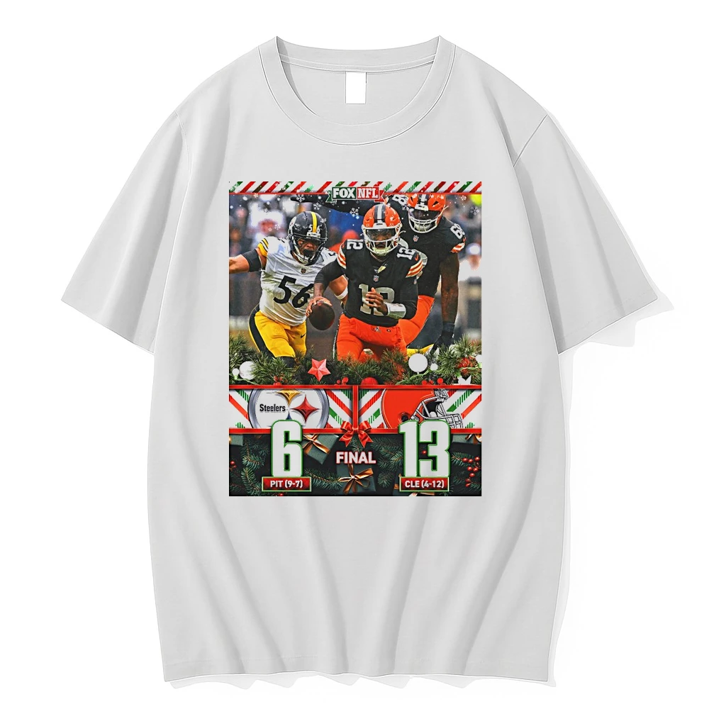 Nfl Game Cleveland Browns Defeated Pittsburgh Steelers Final Score 13 6 Shirts