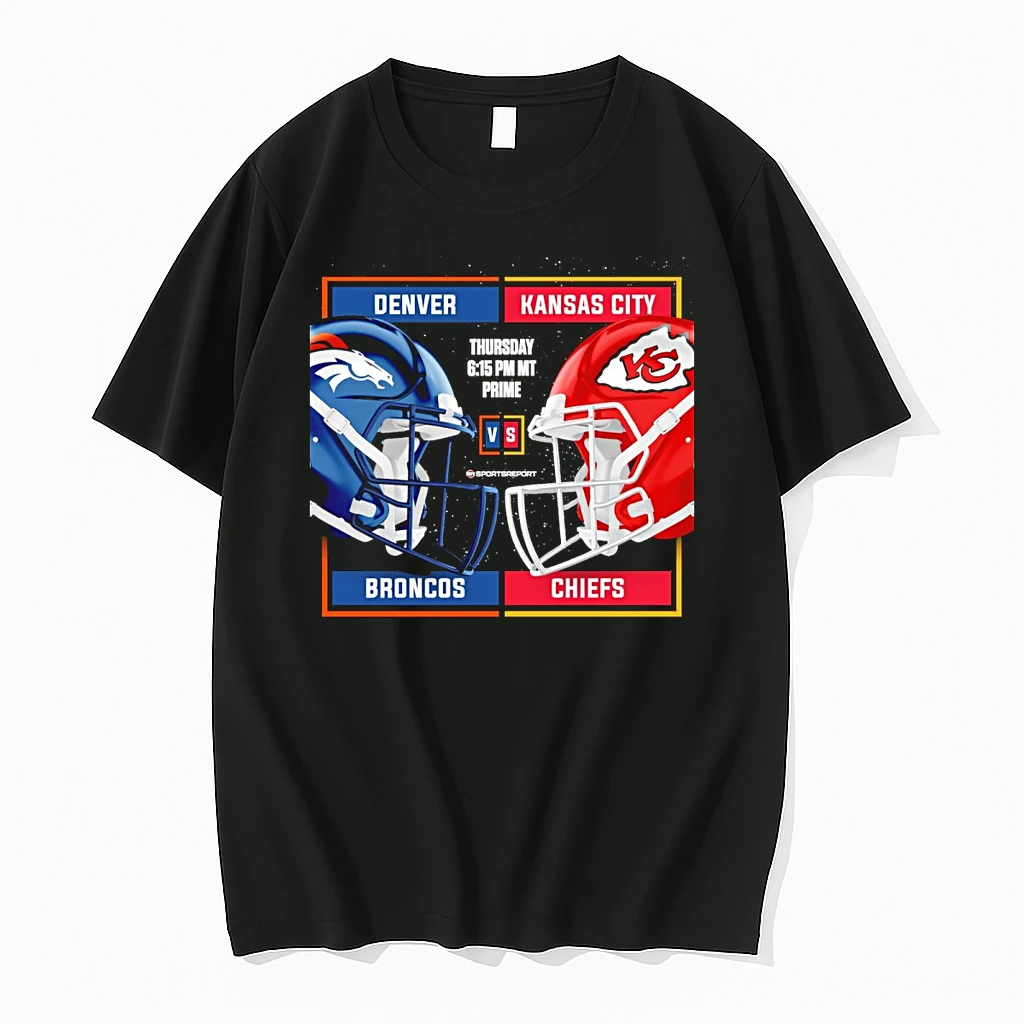 Nfl Game Denver Broncos Vs Kansas City Chiefs Thursday December 25 2025 Helmets Shirts