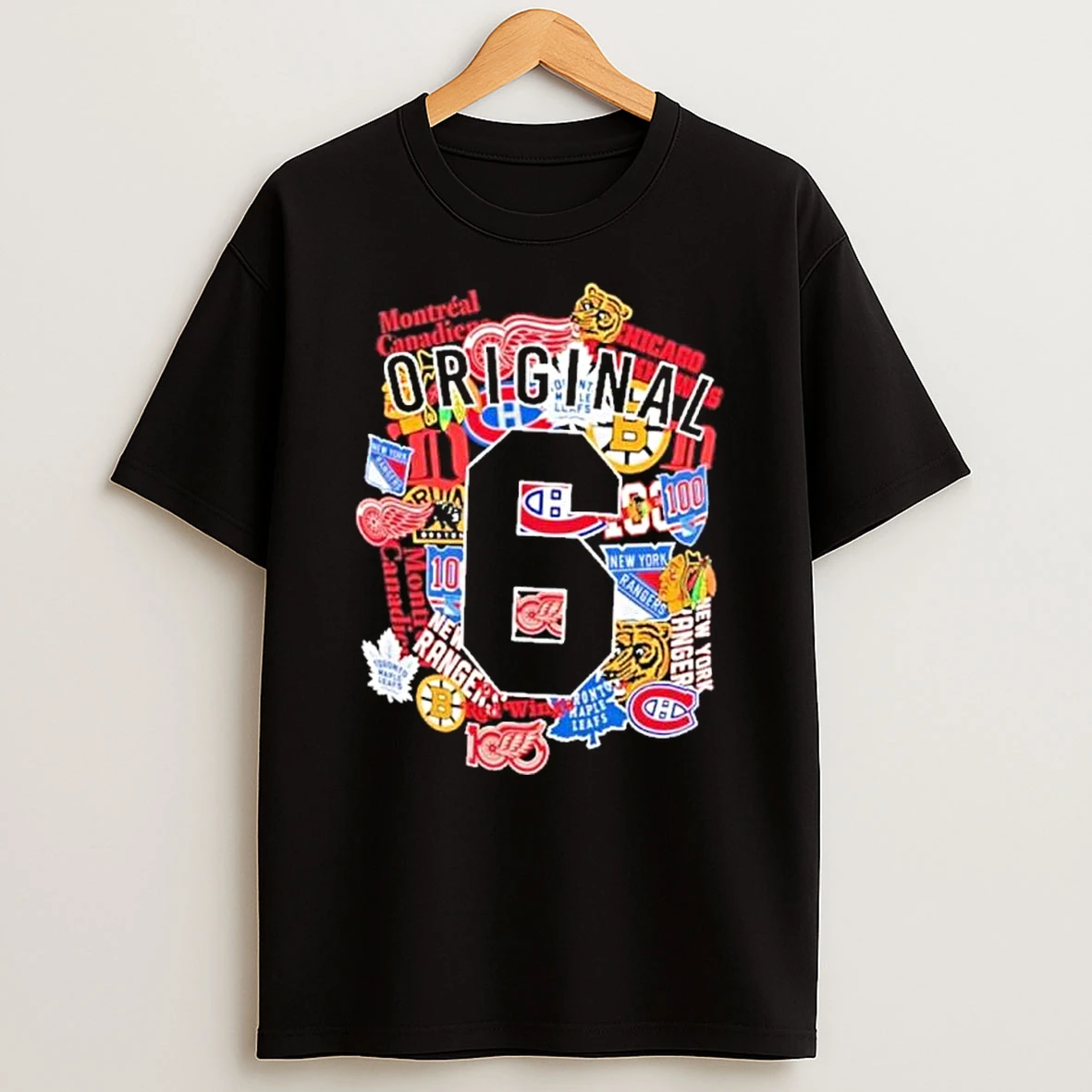 Nhl Starter 6 Logo Collage Shirts