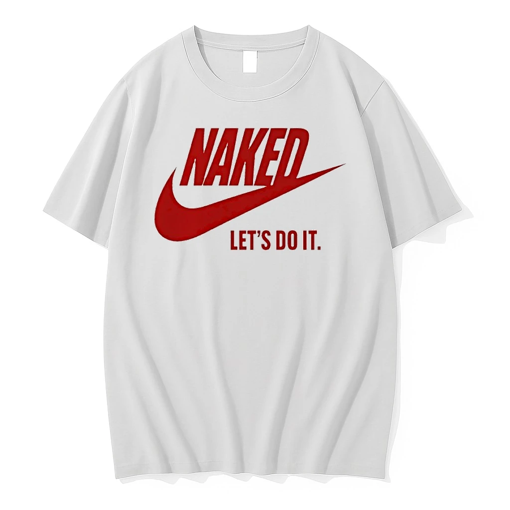 Naked Lets Do It Logo Parody Shirts