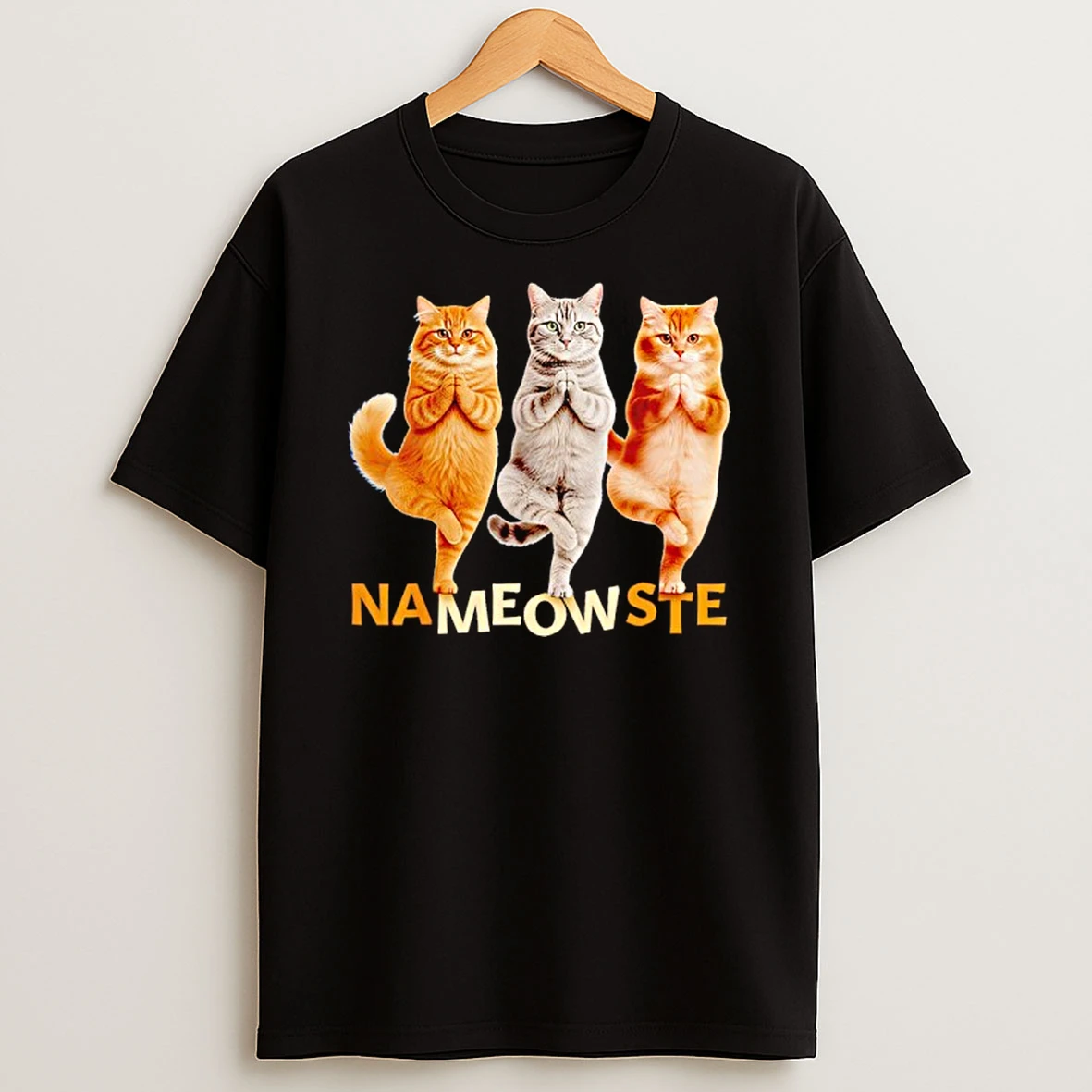Nameowste Yoga Cat Shirts