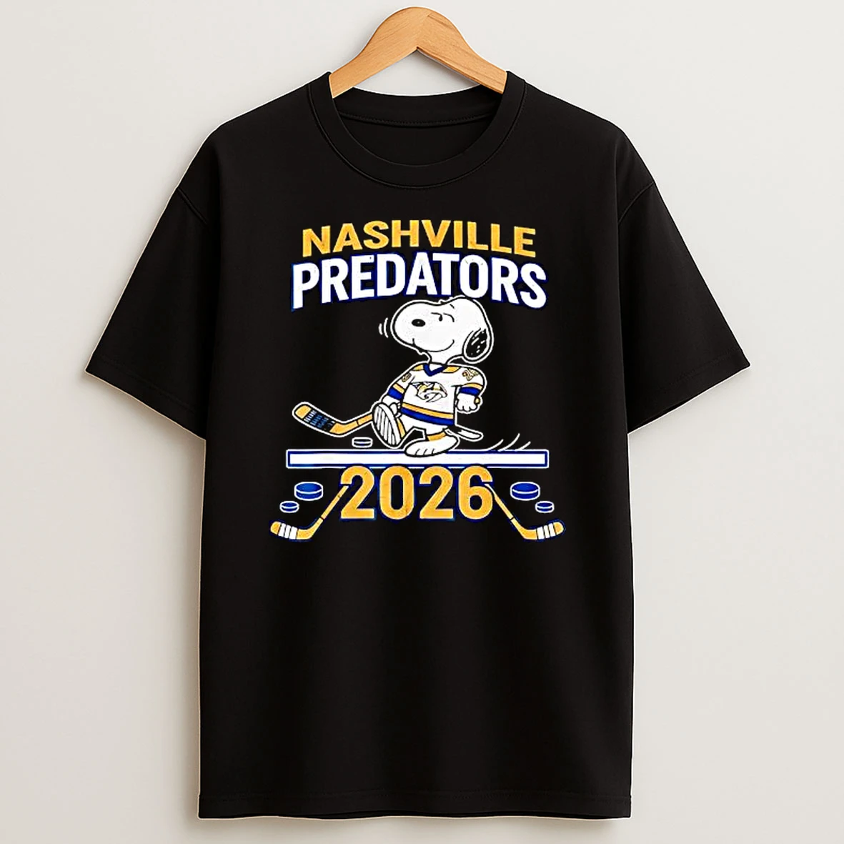 Nashville Predators Snoopy Peanuts 2026 Shirts