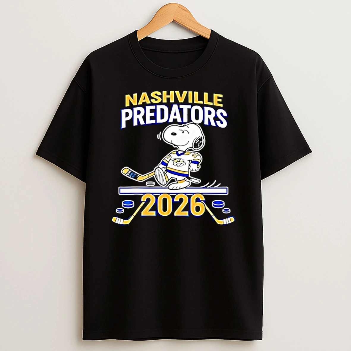 Nashville Predators Hockey Snoopy Peanuts 2026 Shirts