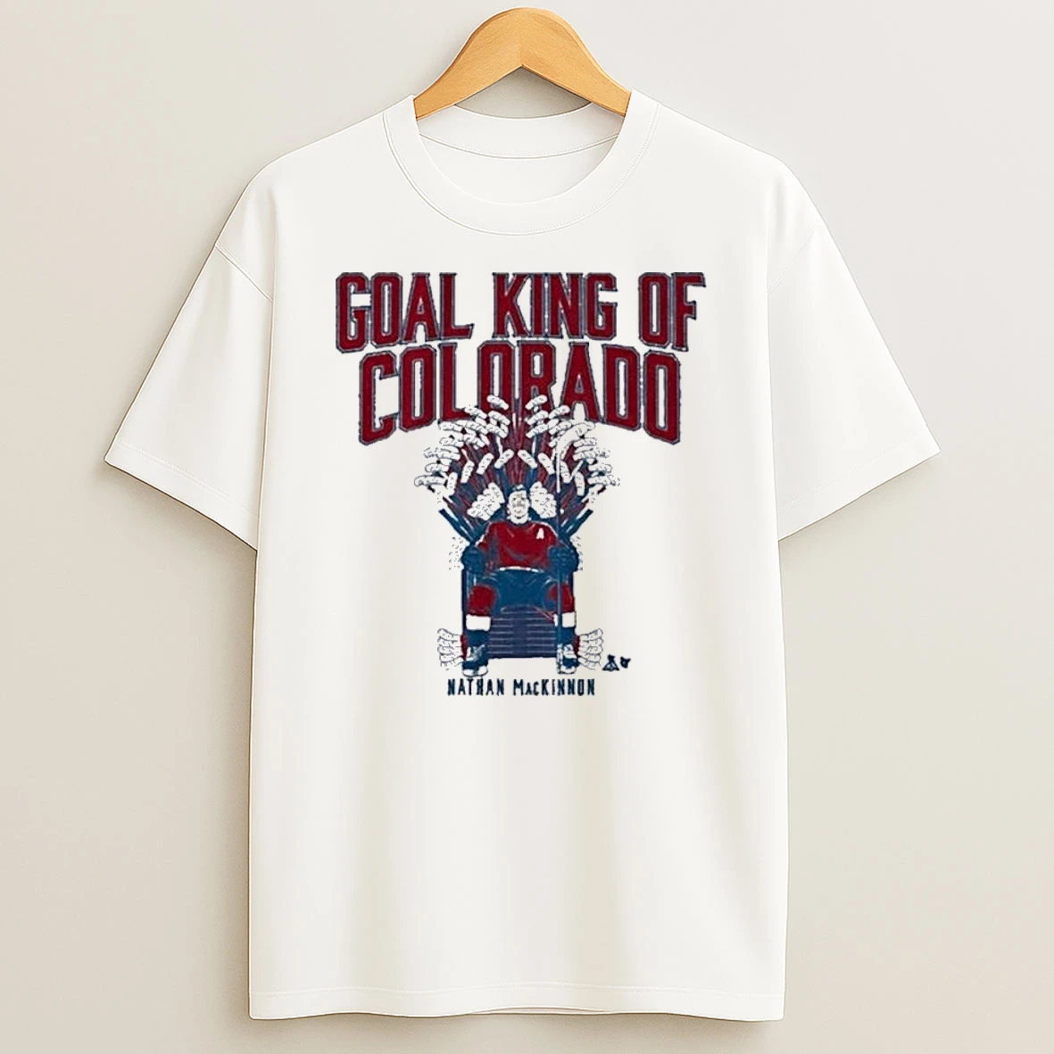 Nathan Mackinnon Goal King Of Colorado Avalanche Shirts