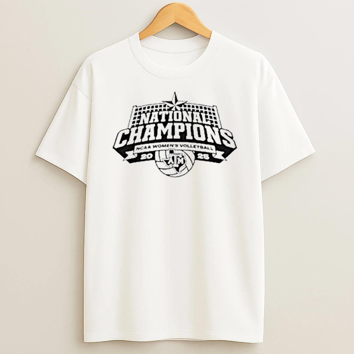 National Champions Texas Am Aggies 2025 Ncaa Womens Volleyball Logo Shirts