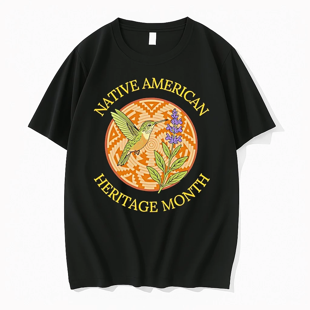 Native American Heritage Month Hummingbird Graphic Shirts