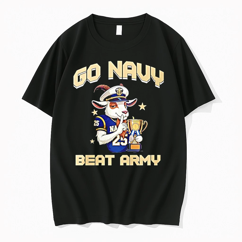Navy Midshipmen Football 2025 Cic Trophy Champions Go Navy Beat Army Mascot Shirts