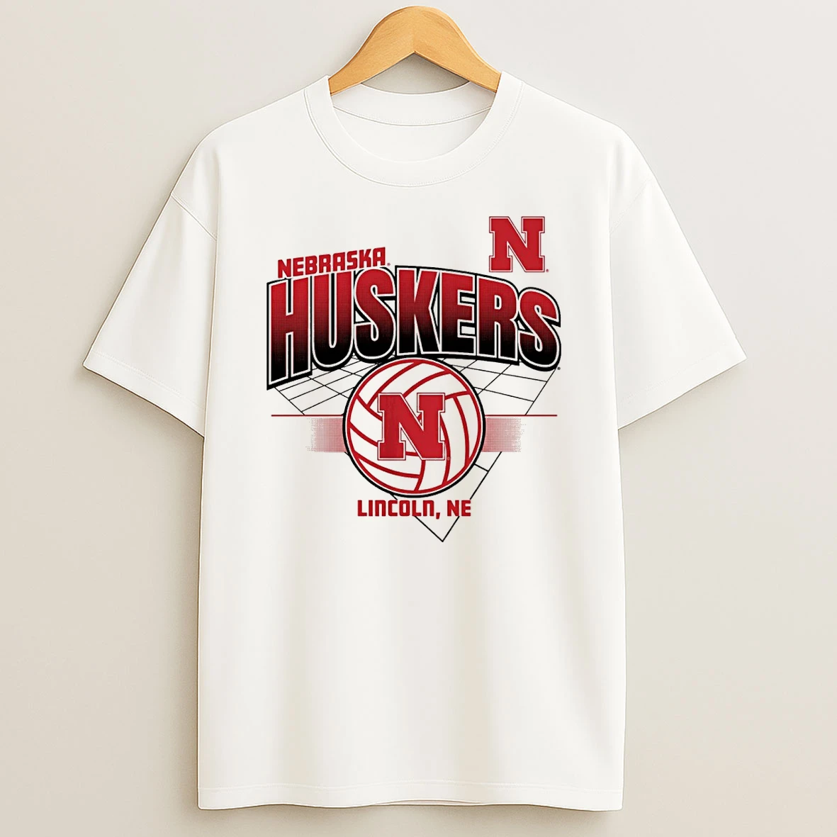 Nebraska Cornhuskers Volleyball Grid Lincoln Ne Shirts