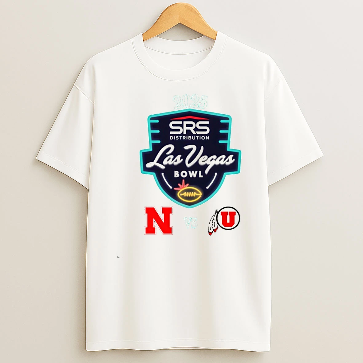 Nebraska Cornhuskers Vs Utah Utes Las Vegas Bowl Allegiant Stadium Dec 31st 2025 Shirts