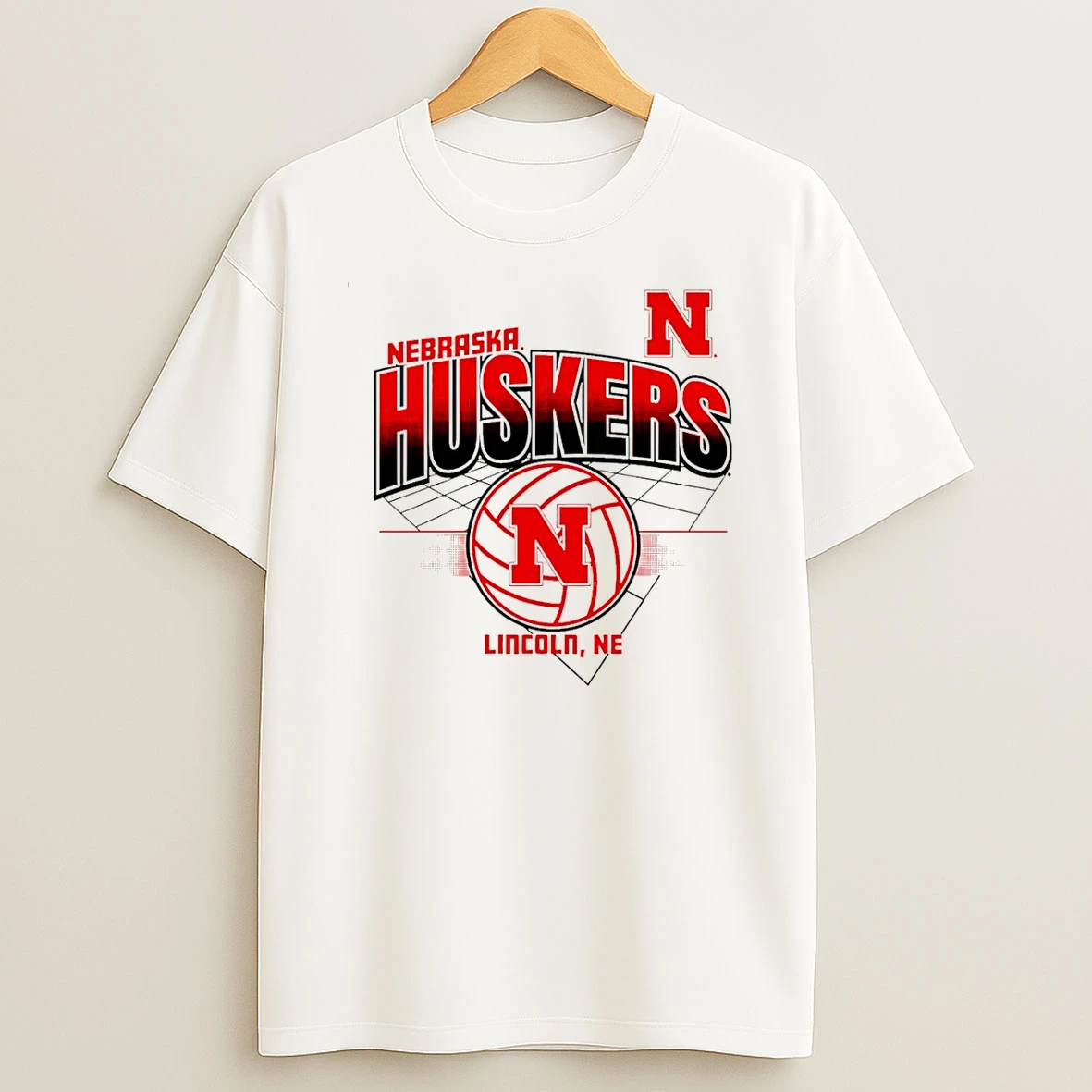 Nebraska Huskers Volleyball Grid 25 Shirts