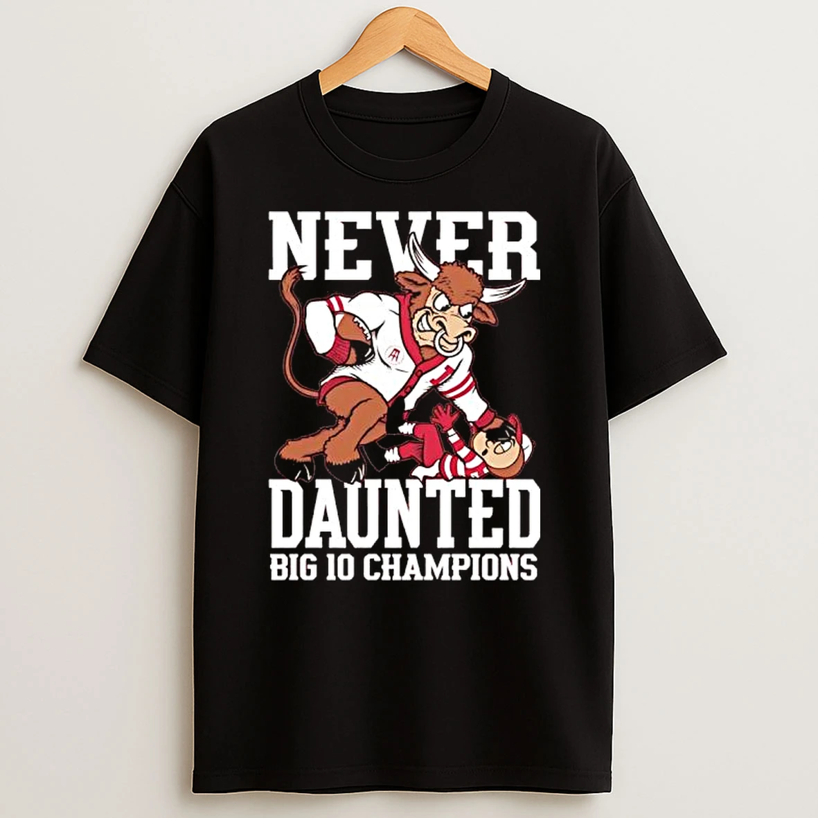 Never Daunted Hoosier The Bison Big 10 Champions Shirts