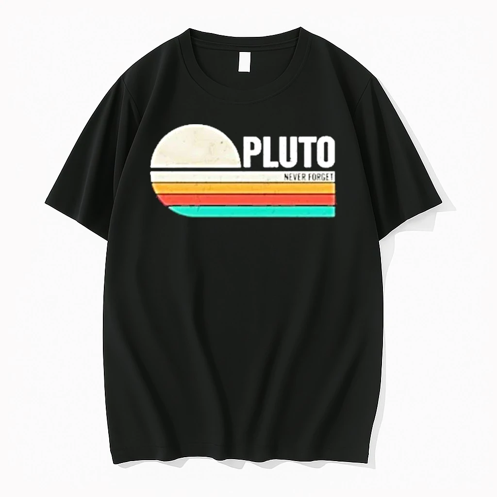 Never Forget The Dwarf Planet Pluto Retro Shirts