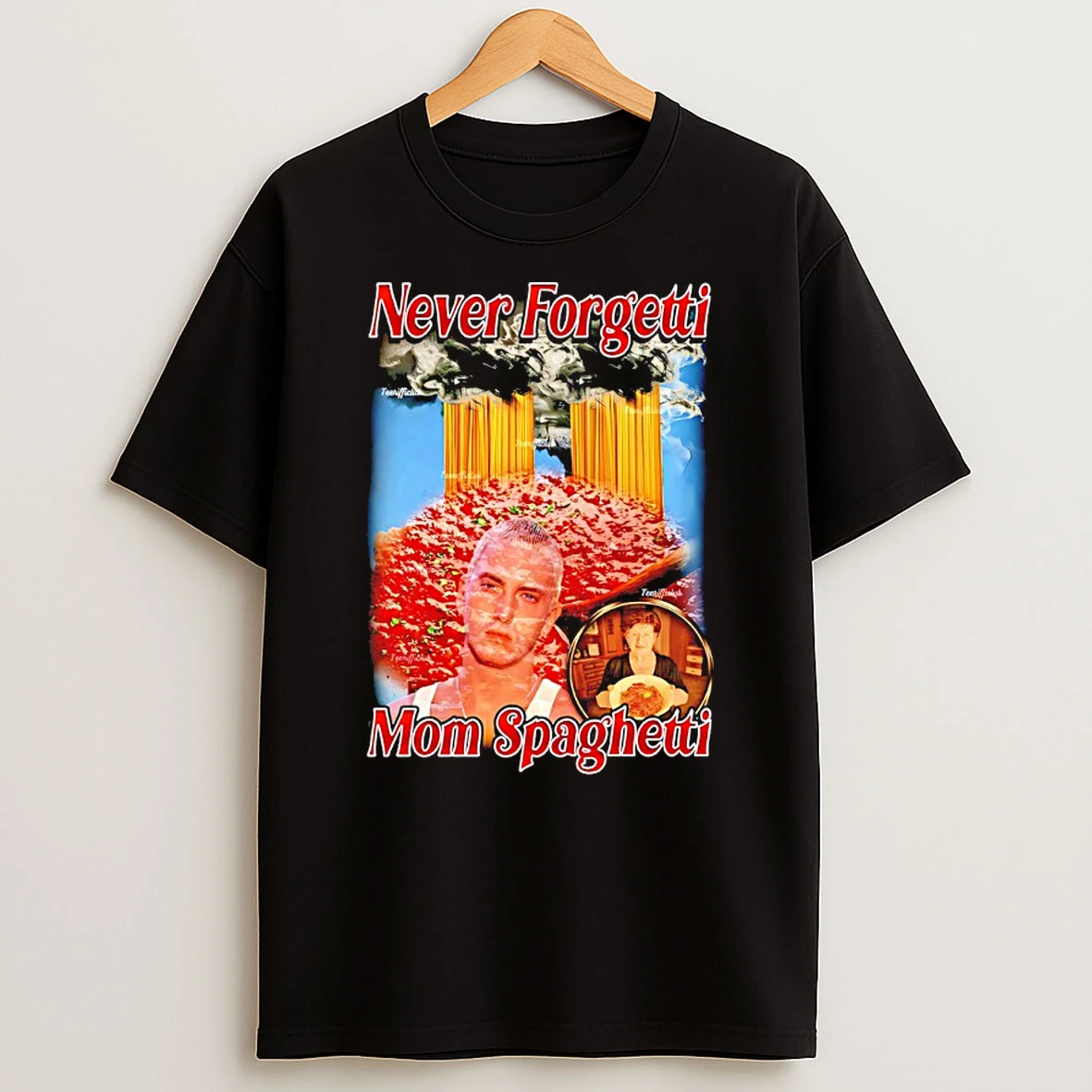 Never Forgetti Mom Spaguetti Eminem Shirts
