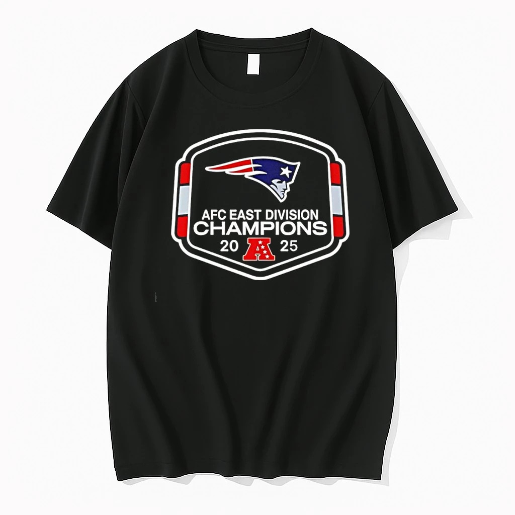 New England Patriots 2025 Afc East Champions Go Champs Shirts