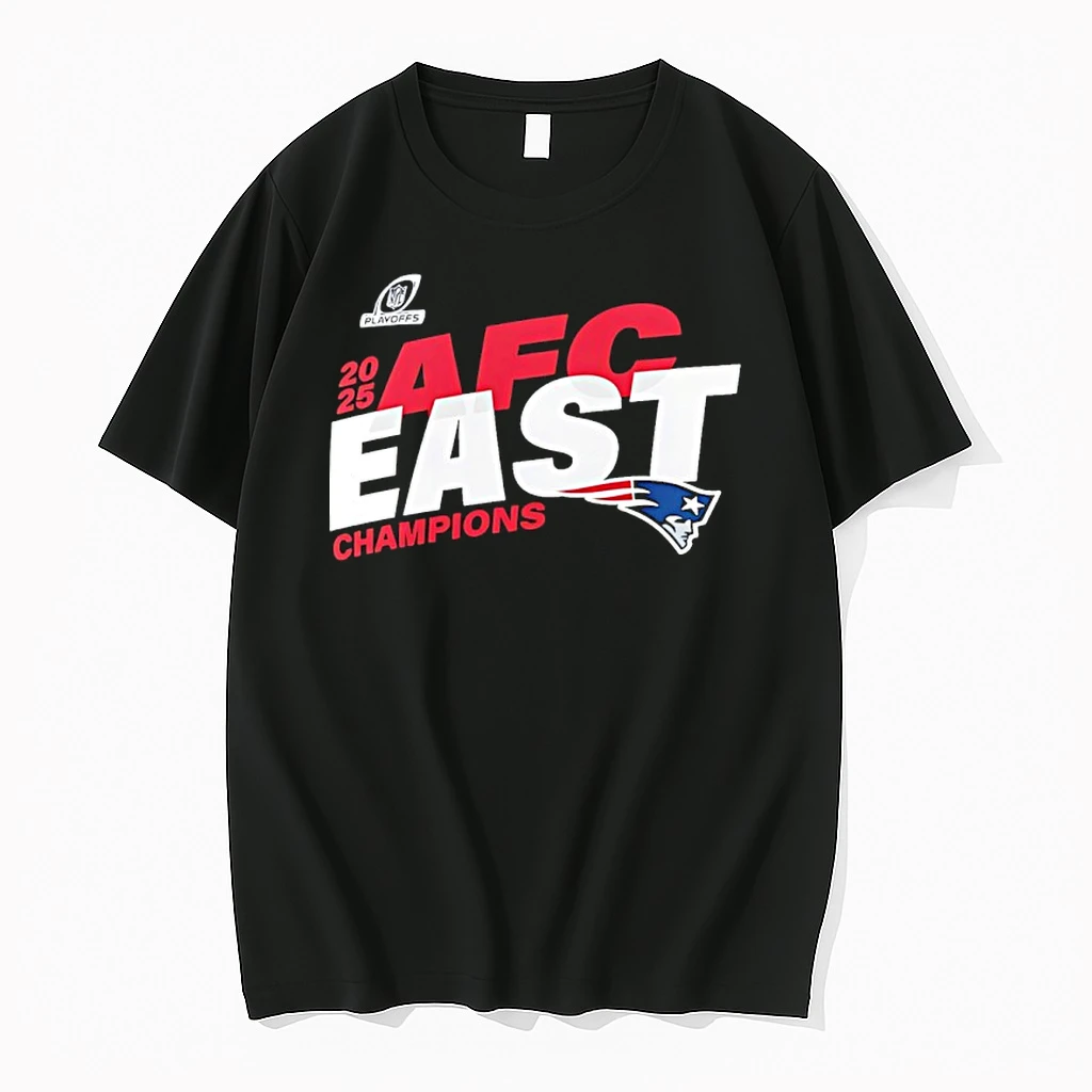 New England Patriots 2025 Afc East Division Champions Conquer Shirts