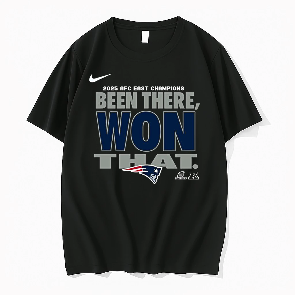 New England Patriots 2025 Afc East Division Champions Locker Room Shirts